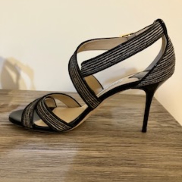 Jimmy Choo London "Louise" Cross Strap Sandal (Women's size 8M) - Picture 5 of 9